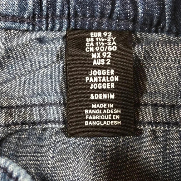 4/$20 Jogger Pantalon  Denim Jeans - Picture 5 of 5